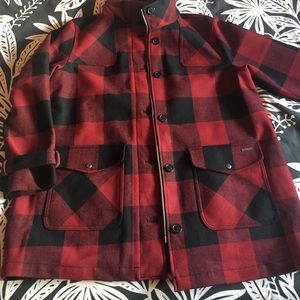 Eddie Bauer Buffalo Plaid Wool Blend 